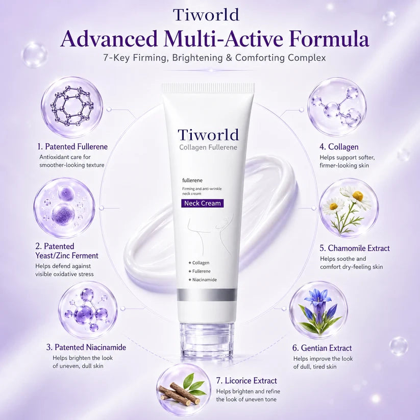 🧠👩‍🔬Tiworld All-Over Firming Cream – FDA-Compliant Formula For Face, Neck & Body – Smooth, Tighten & Brighten – 70% OFF + 🎁 Free Derma Roller Today