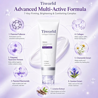 🧠👩‍🔬Tiworld All-Over Firming Cream – FDA-Compliant Formula For Face, Neck & Body – Smooth, Tighten & Brighten – 70% OFF + 🎁 Free Derma Roller Today
