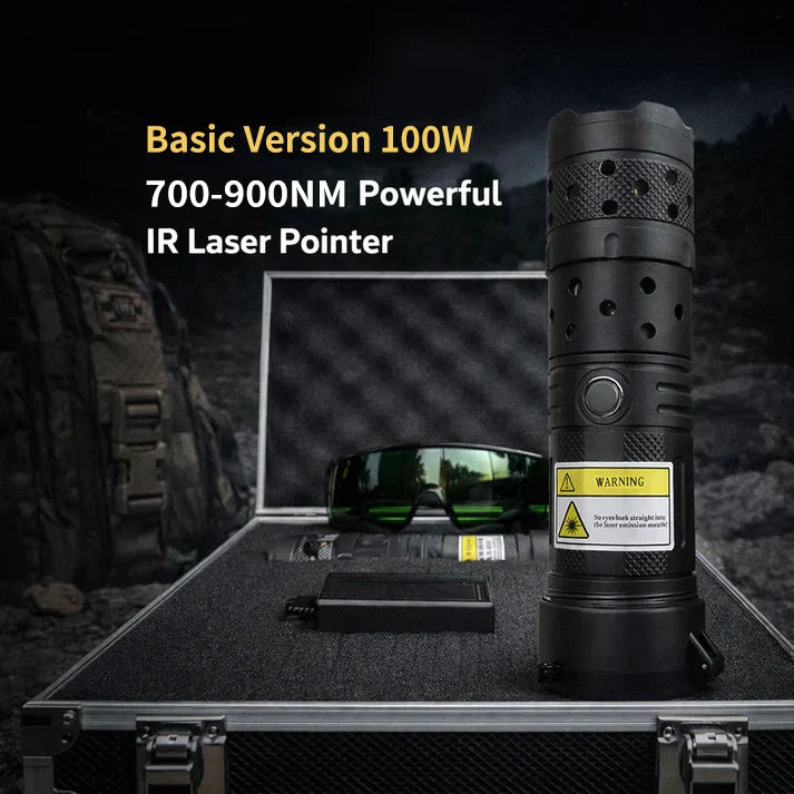 🔥2026 New Design 120W 900-1100NM Powerful IR Laser Pointer