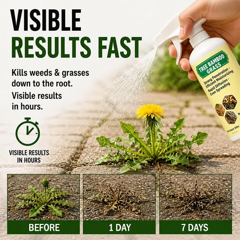 🔥2026 SALE - Fast-Acting Natural Weed & Grass Killer Spray✨