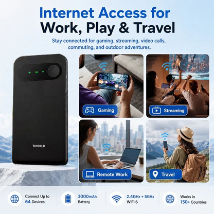 📶 2026 Pocket WiFi — Fast, Portable Internet for Travel, Work & Home Backup