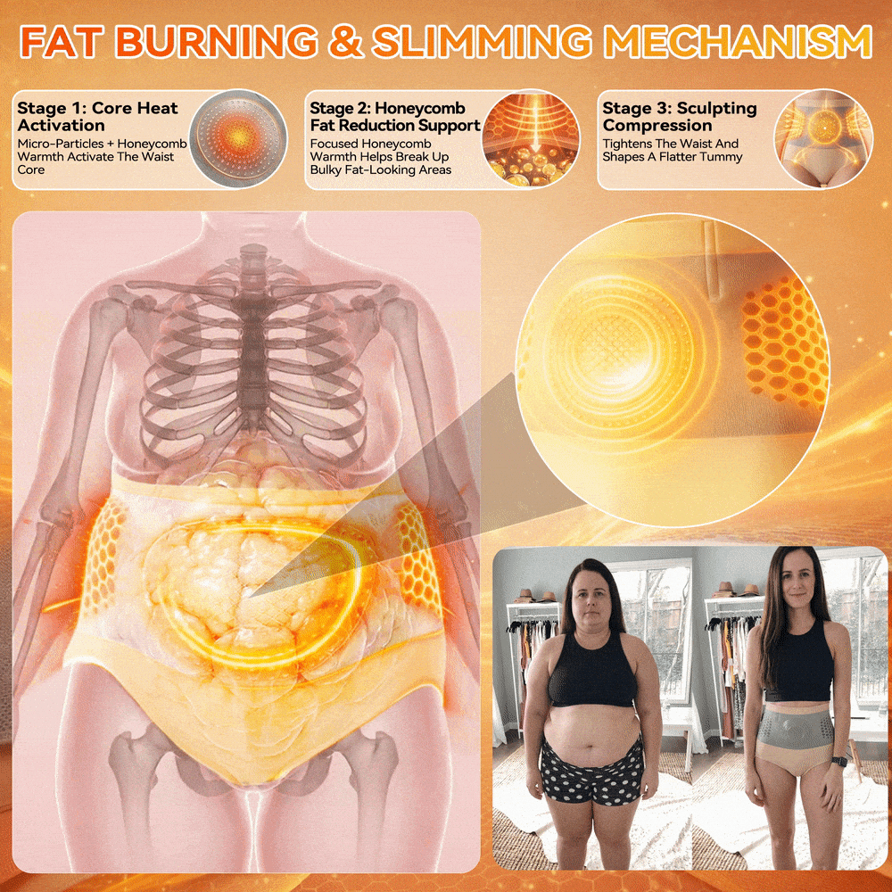 Moringa & Berberine 4-In-1 Sculpting & Fat-Burn Shorts 💖3-pack