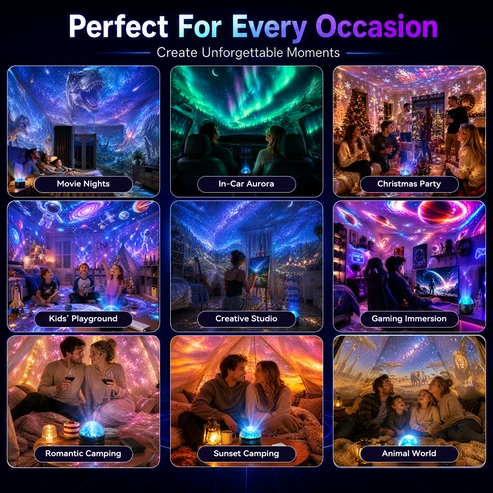 🌌 SEAGRIL® Smart 5D Galaxy Projector | Turn Your Room Into A Dreamy Universe