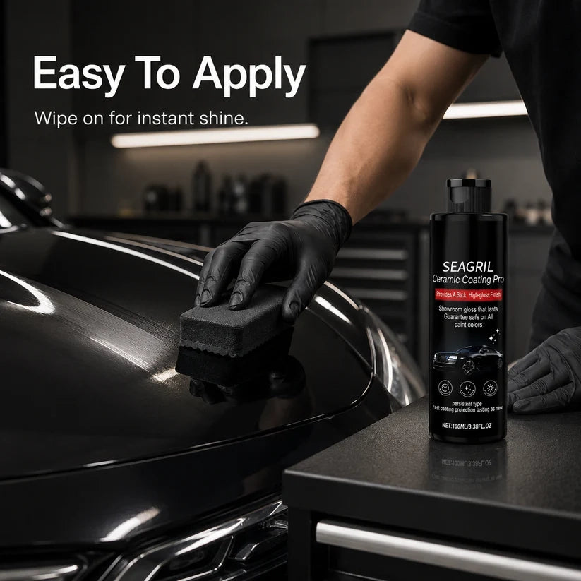 Nano Instant Ceramic Coating Professional Edition - Premium Car Care - Instantly delivers a mirror-like shine and protects the paintwork