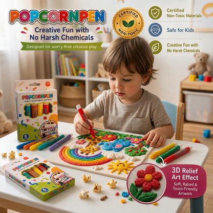🔥Last Day 50% OFF 🖍️🎁🔮Magic Pen – Draw 3D with one stroke!🎄 DIY Bubble Popcorn Drawing Pens🔥🪄