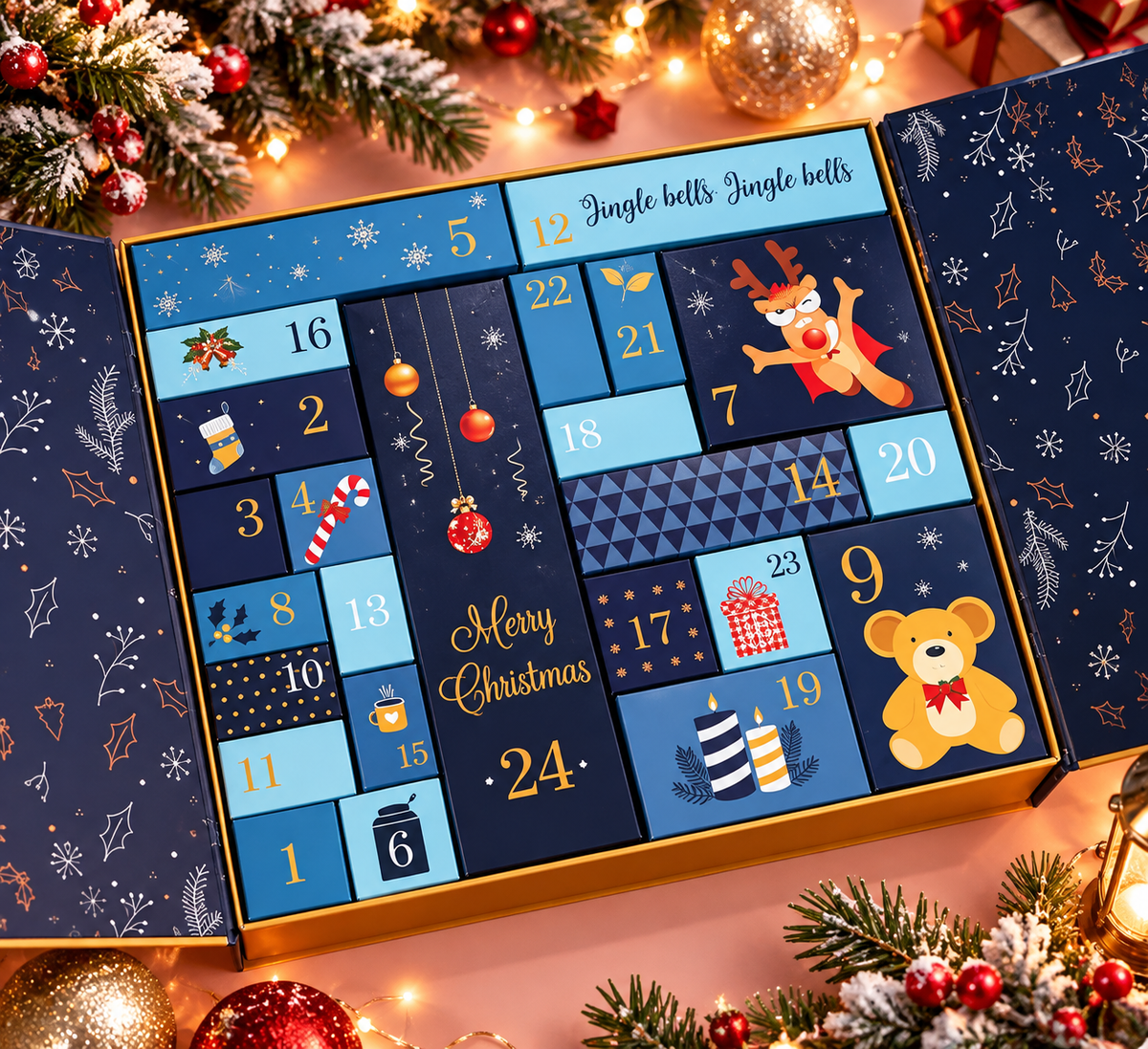 🔥 50% OFF | 🕯️ 2026 Fragrance Advent Calendar Mystery Box – 24-Day Christmas Countdown 🎄🎁 Daily Scent Surprises for Her ✨