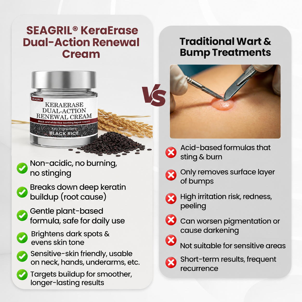 SEAGRIL®KeraErase Dual-Action Renewal Cream