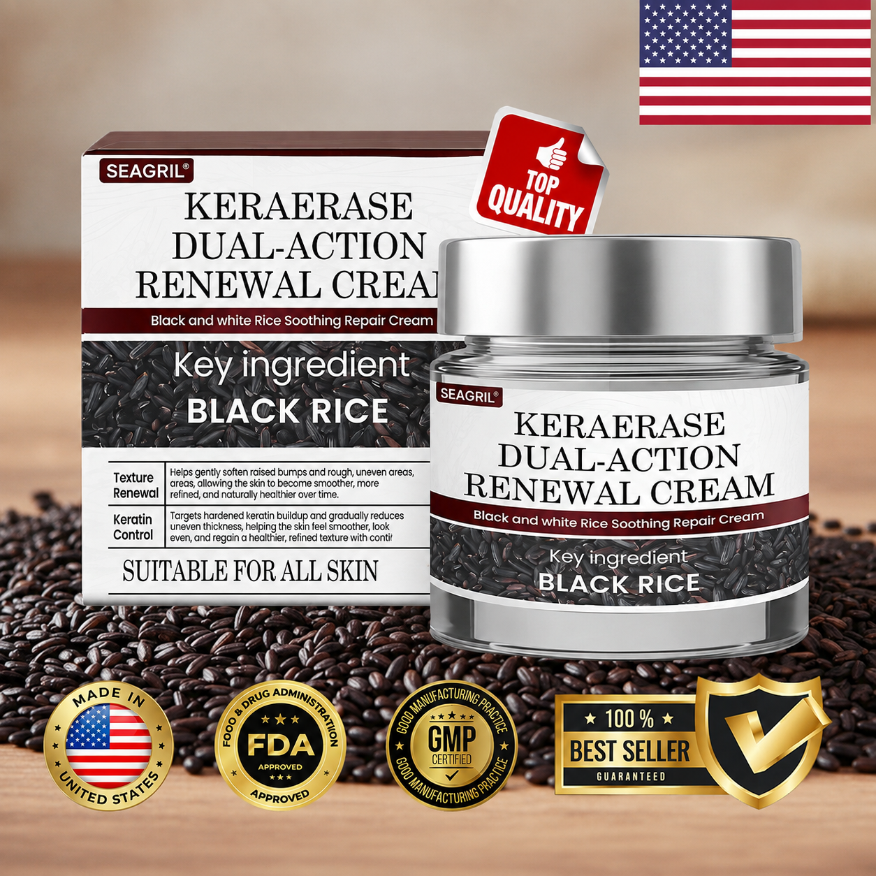SEAGRIL®KeraErase Dual-Action Renewal Cream