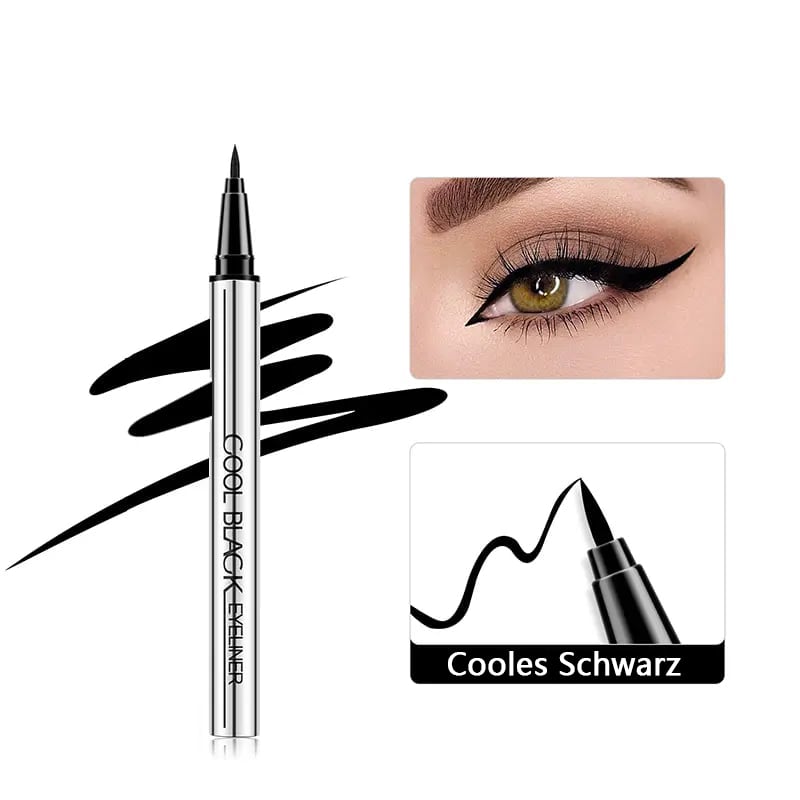 Langanhaltender, wasserfester Eyeliner – vegan, 24 Stunden Halt, cremig, geschmeidig & leicht