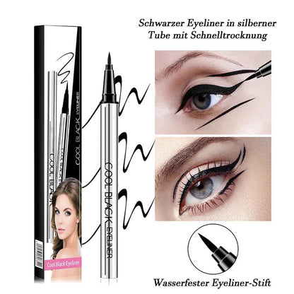 Langanhaltender, wasserfester Eyeliner – vegan, 24 Stunden Halt, cremig, geschmeidig & leicht