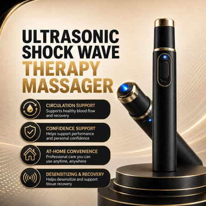 Advanced Acoustic Shockwave Therapy restores penile tissue health to enhance rise rigidity, stamina, and male performance confidence, relieving muscle pain, joint stiffness, tendon discomfort📈