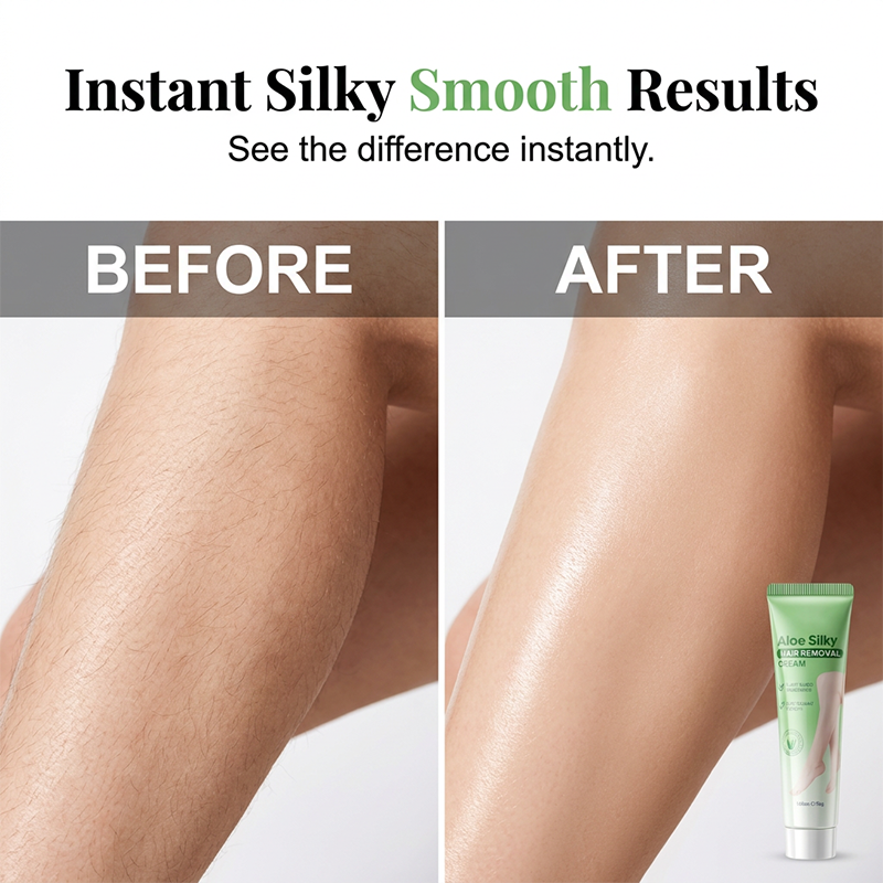 🔥Buy 1 Get 1 Free🎁Gentle Aloe Vera Hair Removal Cream💖
