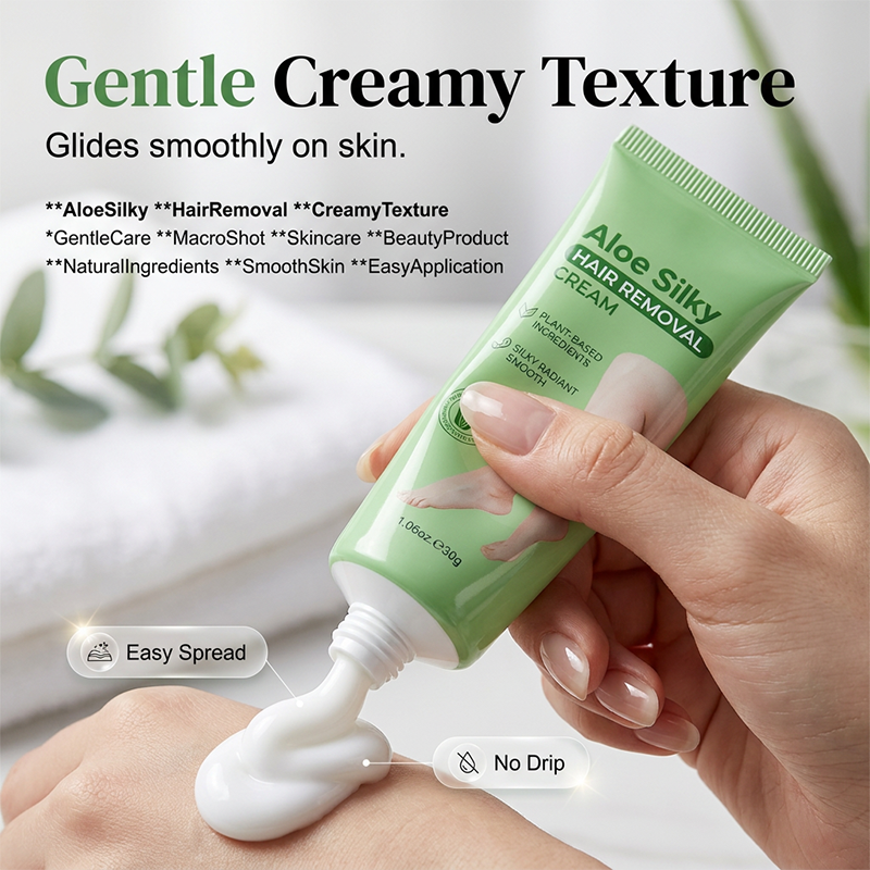 🔥Buy 1 Get 1 Free🎁Gentle Aloe Vera Hair Removal Cream💖