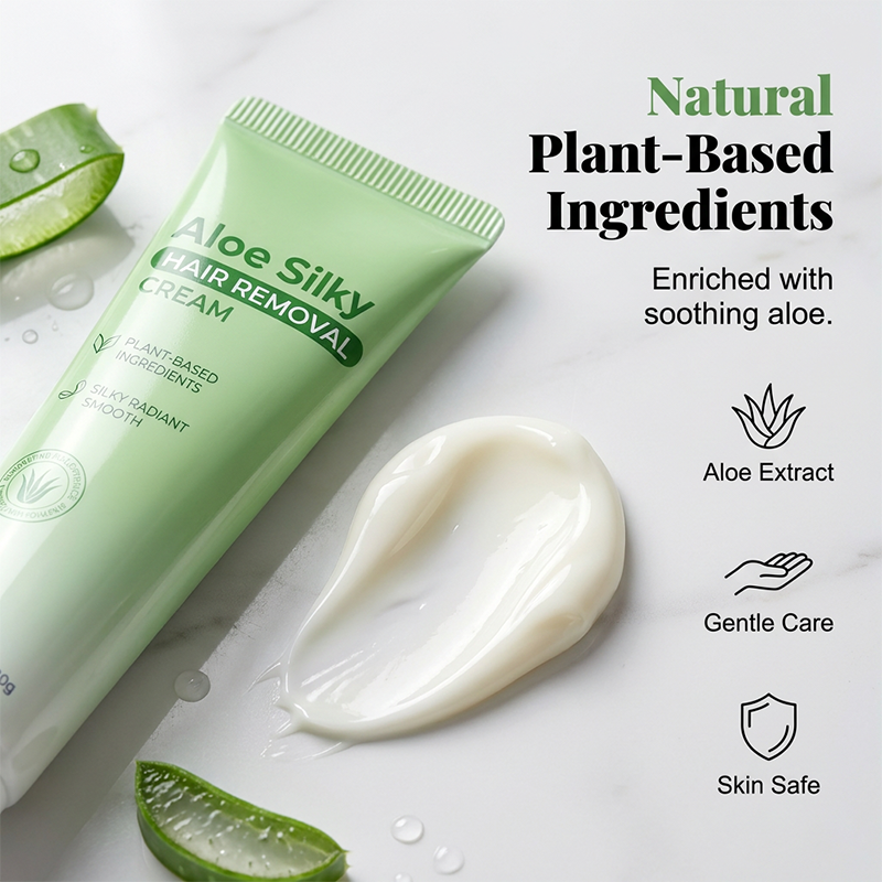 🔥Buy 1 Get 1 Free🎁Gentle Aloe Vera Hair Removal Cream💖