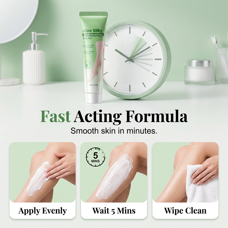 🔥Buy 1 Get 1 Free🎁Gentle Aloe Vera Hair Removal Cream💖